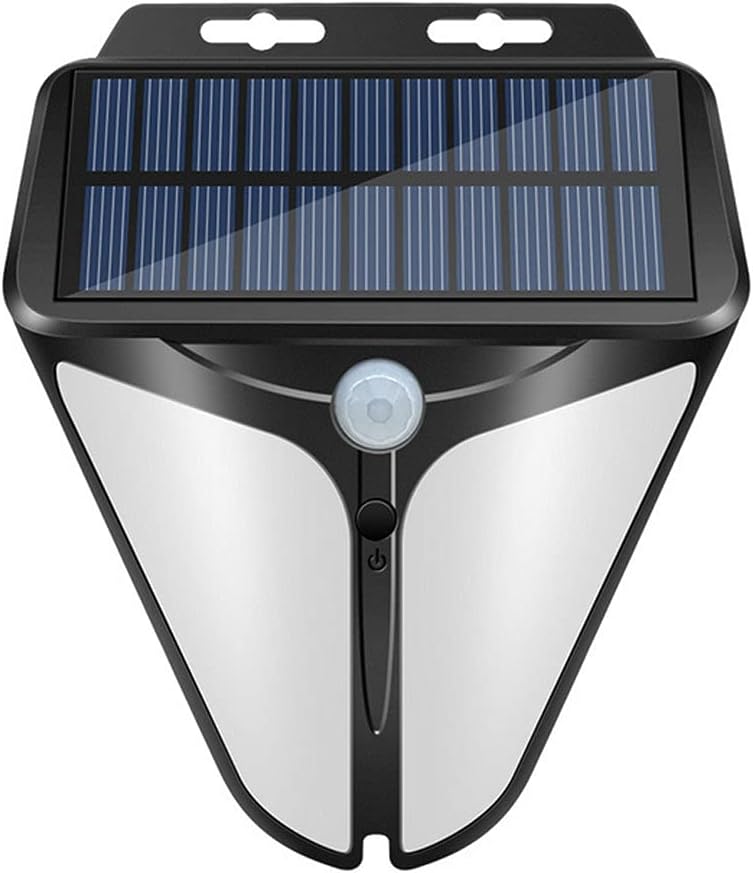 Aolyty Solar Strobe Warning Lights with 90DB Alarm Outdoor 2Pack, 4 Working Modes Solar Power Motion Sensor Alarm Light Waterproof Security Siren Light for Fence Pasture Home Farm Barn Villa Yard